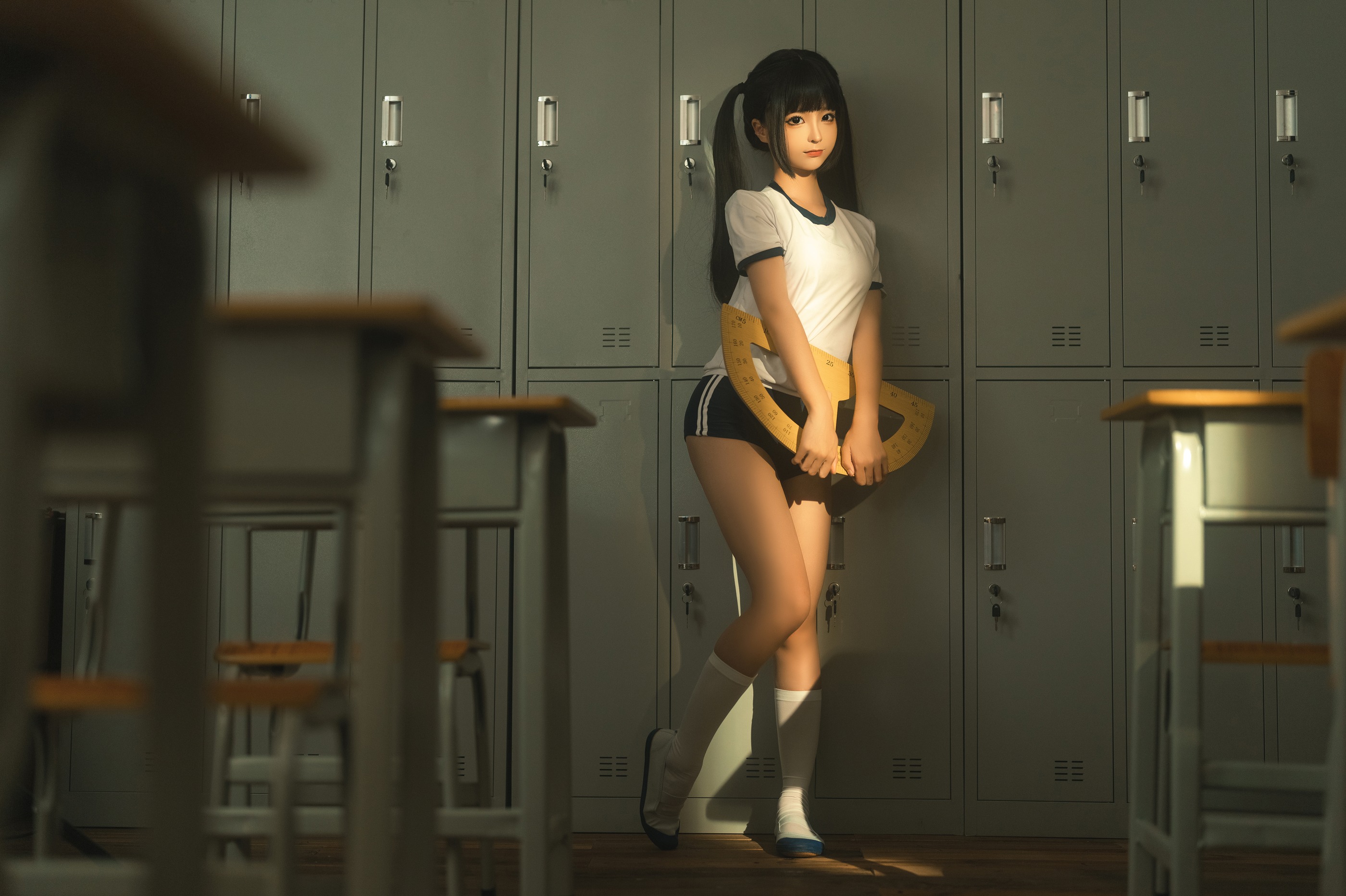 图片[1]-蠢沫沫 – NO.246《午后课间》[33P]-XikXak